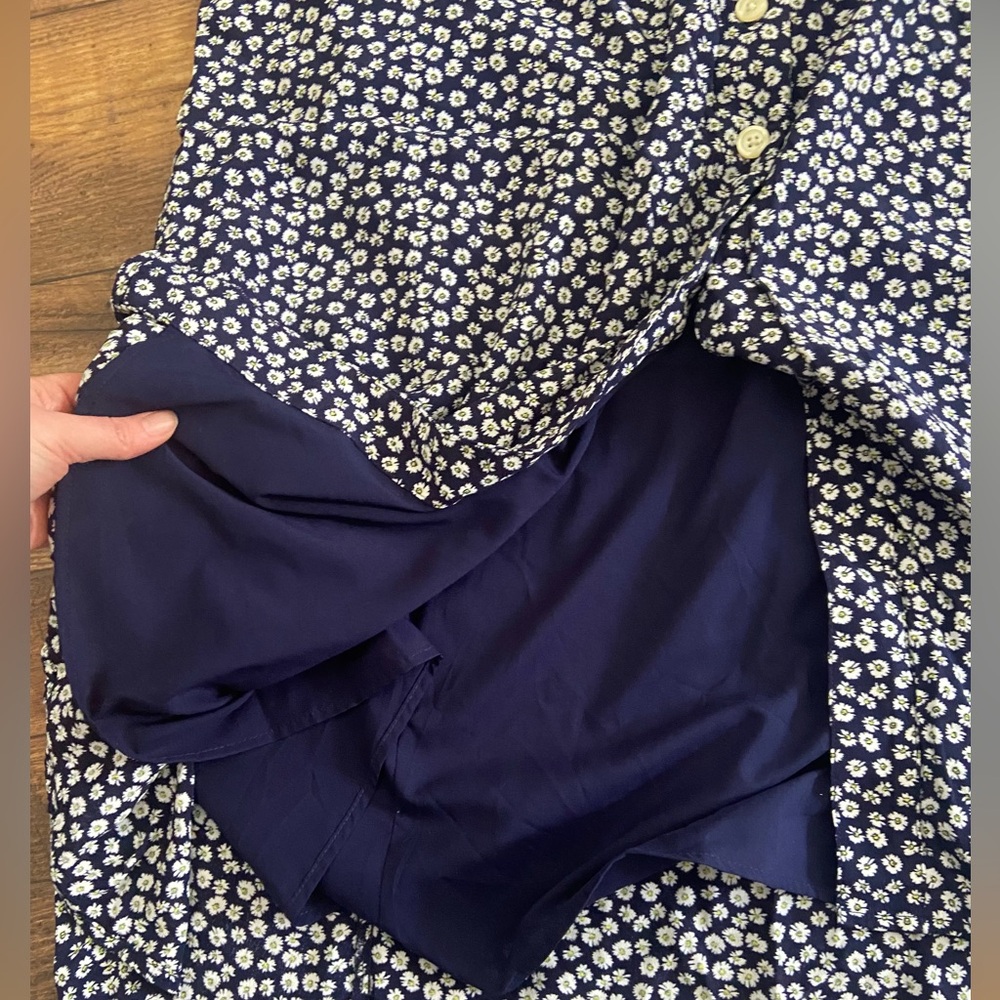 GAP Blue Floral Midi Skirt - Picture 3 of 5